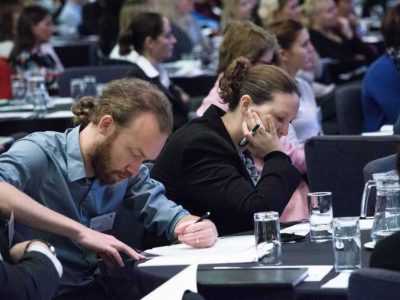 Delegates at a conference