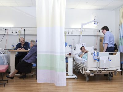 Patients on a hospital ward