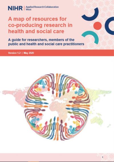 A map of resources for co-producing research in health and social care