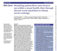 BMJOpen paper modelling patient flows