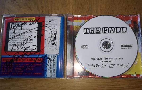 John Macleod's signed copy of The Fall's Country on the Click