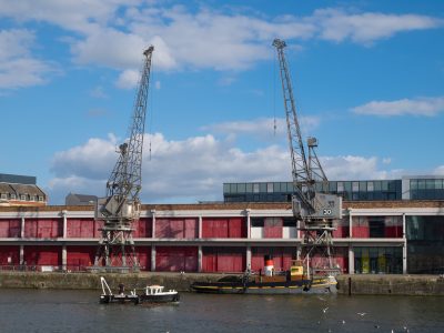 The M Shed museum on the harbourside in Bristol