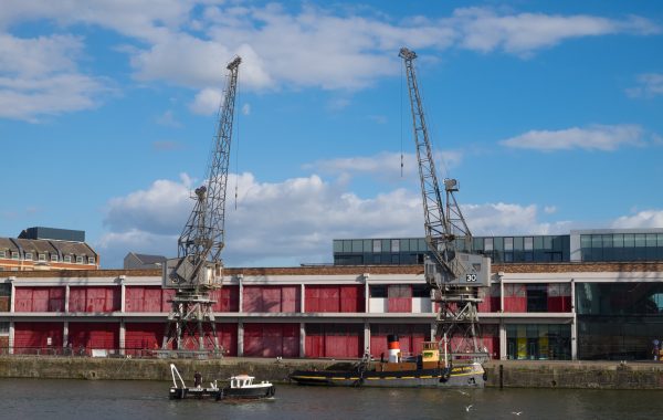 The M Shed museum on the harbourside in Bristol