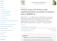 Screenshot of paper titled: A tool to assess risk of bias in non-randomized follow-up studies of exposure effects (ROBINS-E)