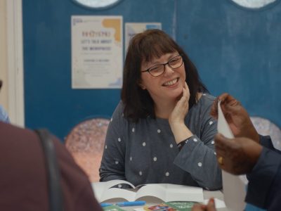 One of the speakers at the menopause event