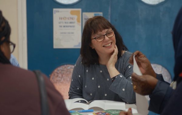 One of the speakers at the menopause event