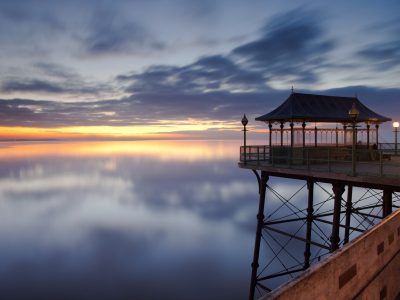 Clevedon Pier at sunset